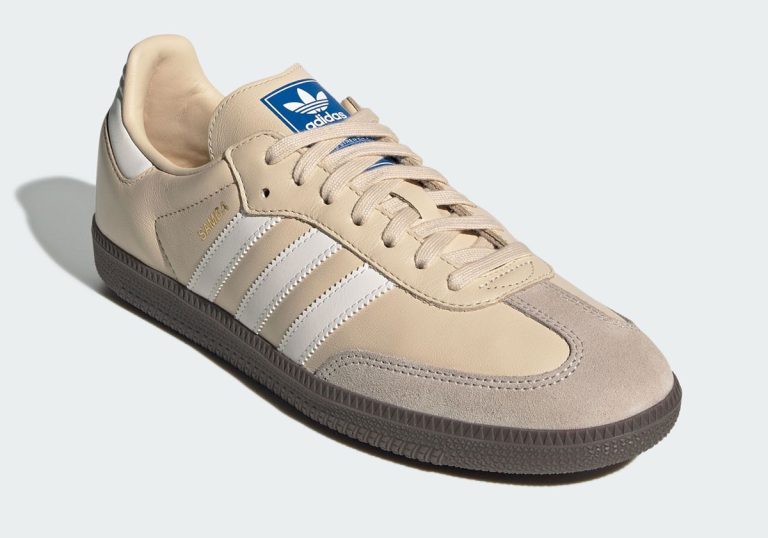 Adidas lança edição minimalista do clássico Samba “Sand Strata”