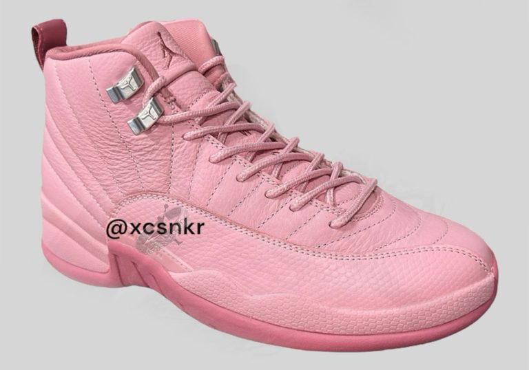 Air Jordan 12 Pearl Pink será lançado em 2025 para jovens