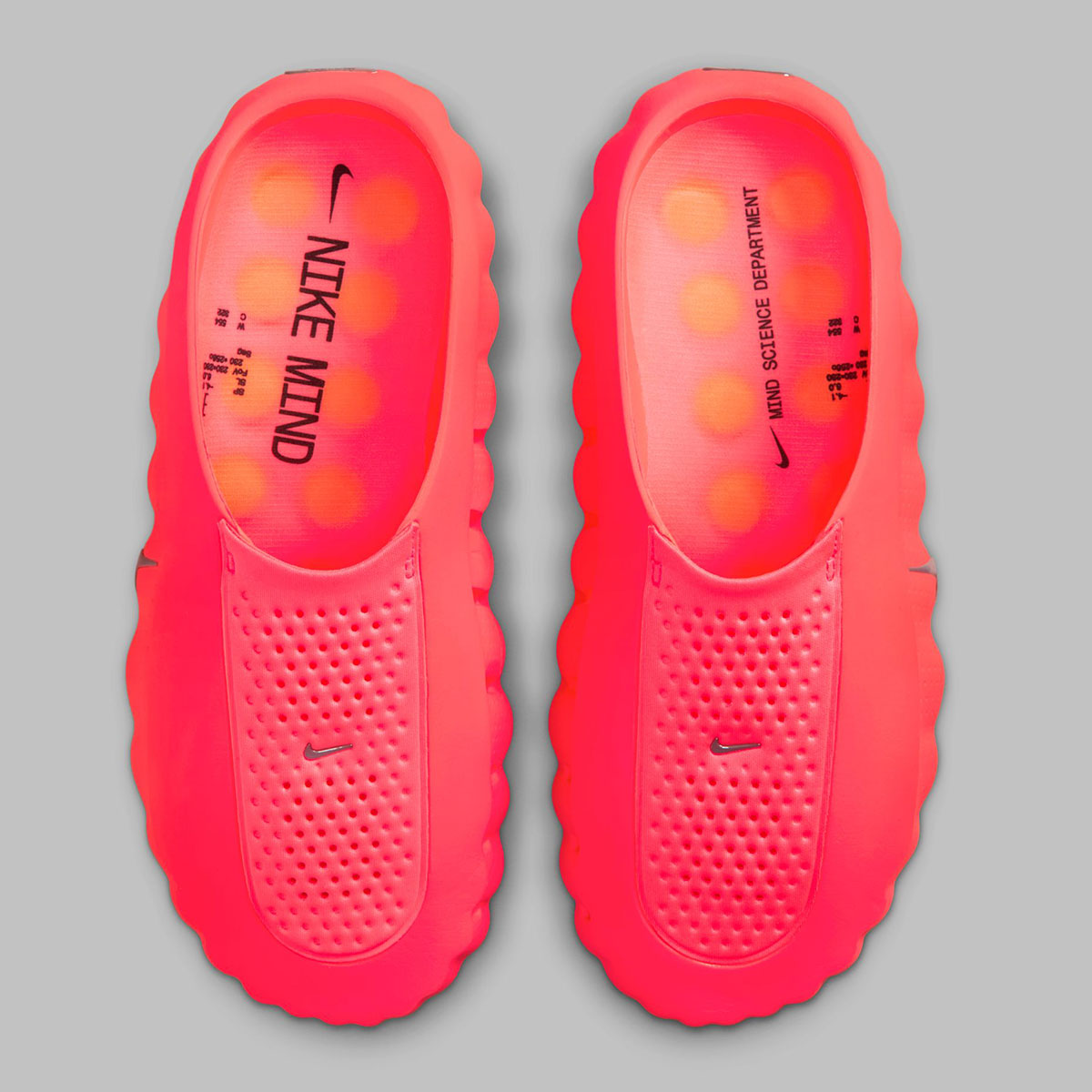 Nike lança Mind 001 Slide Solar Red