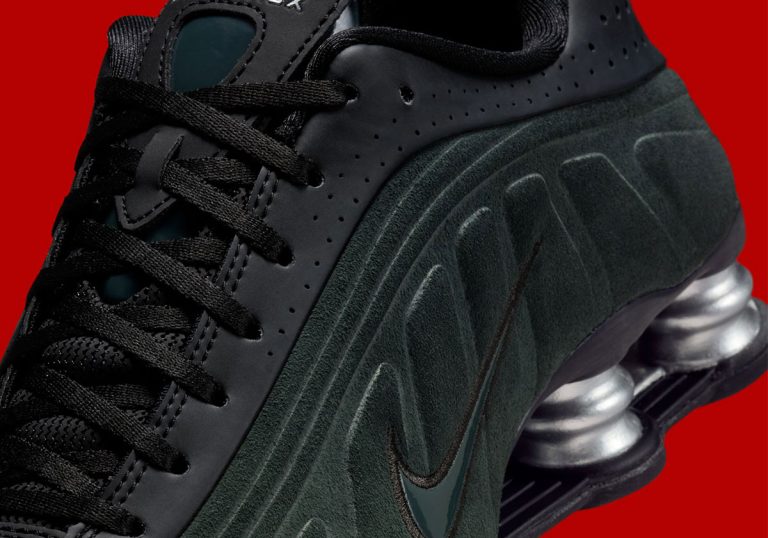 Nike Shox R4 retorna em edição ‘Black Suede’ sofisticada