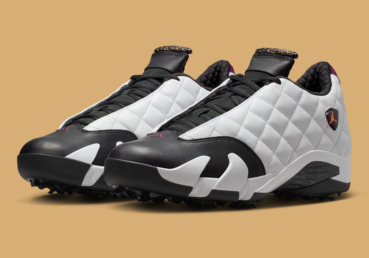 Nike lança Air Jordan 14 Golf 'Bordeaux'