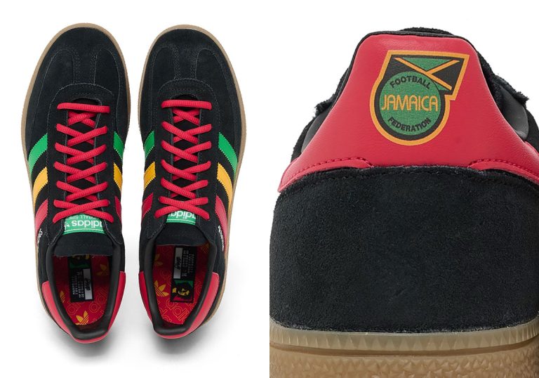 Bob Marley x adidas Handball Spezial celebra futebol jamaicano