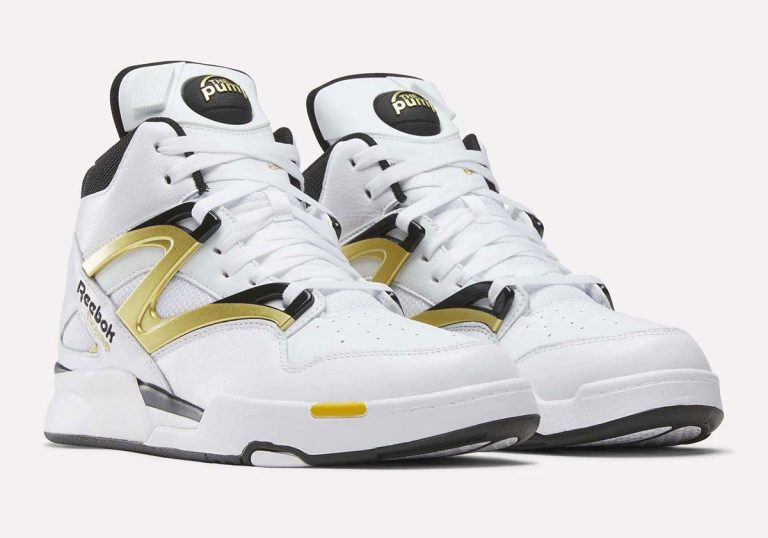 Reebok Pump Omni Zone II White/Black/Gold tem lançamento global em 2026