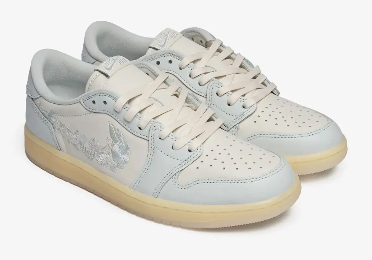 Jordan Brand Signals Spring With A “Floral Swoosh” Air Jordan 1 Low OG