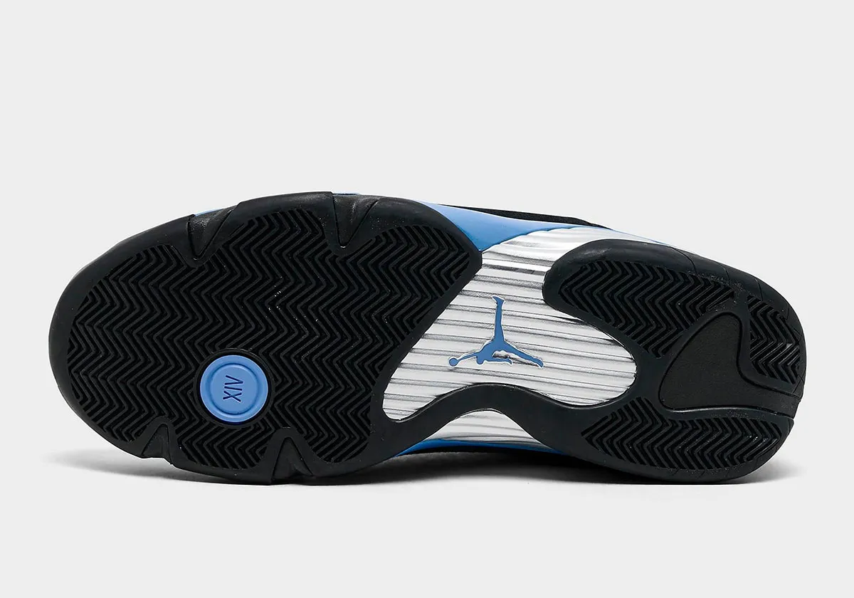 Official Retailer Images Of The Air Jordan 14 “Black/University Blue”