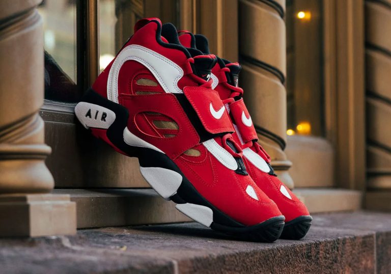 Nike Air Diamond Turf 2 Prime Red marca retorno da linha Deion Sanders