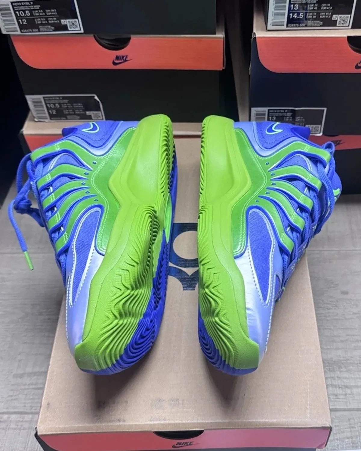 The Nike KD 18 “EYBL” 2026 Dabbles In Mismatched Motifs