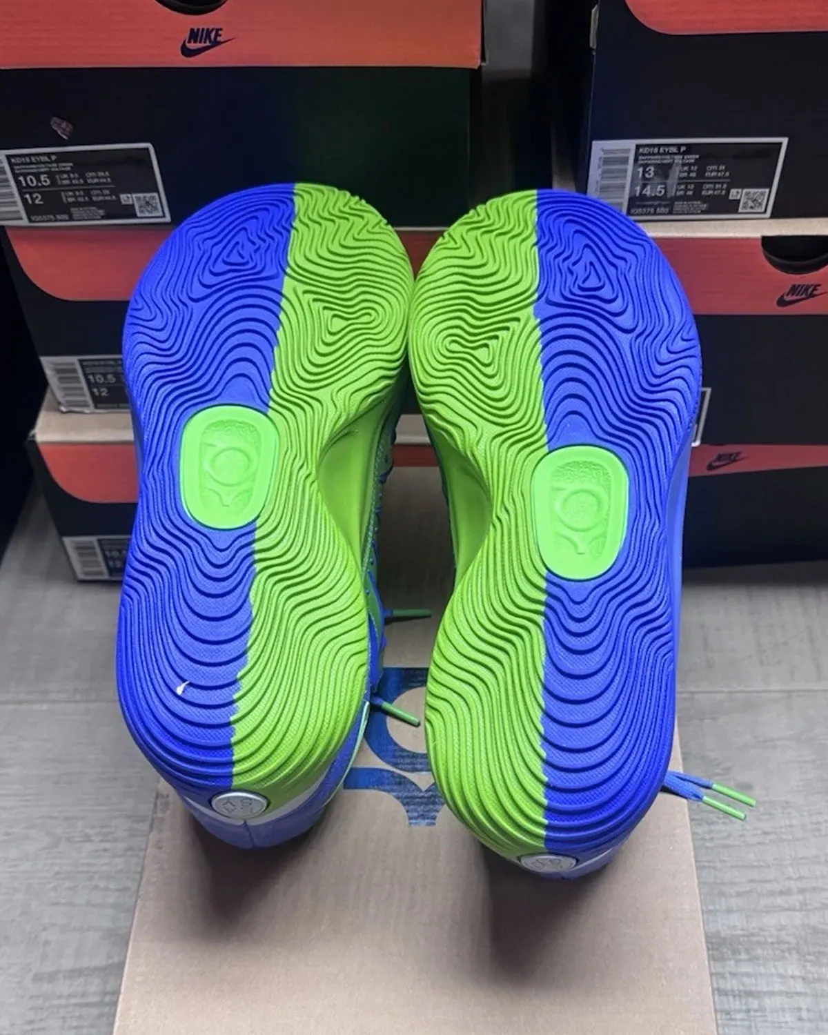 The Nike KD 18 “EYBL” 2026 Dabbles In Mismatched Motifs