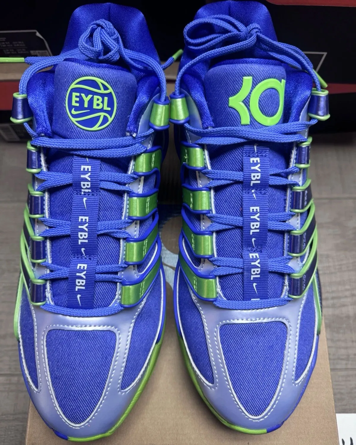 The Nike KD 18 “EYBL” 2026 Dabbles In Mismatched Motifs