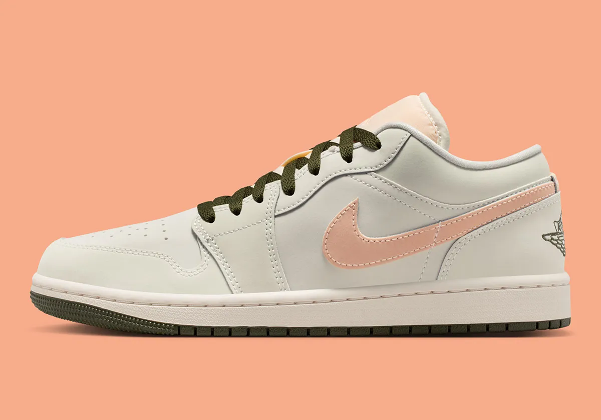 The Air Jordan 1 Low Adds A “Crimson Tint”