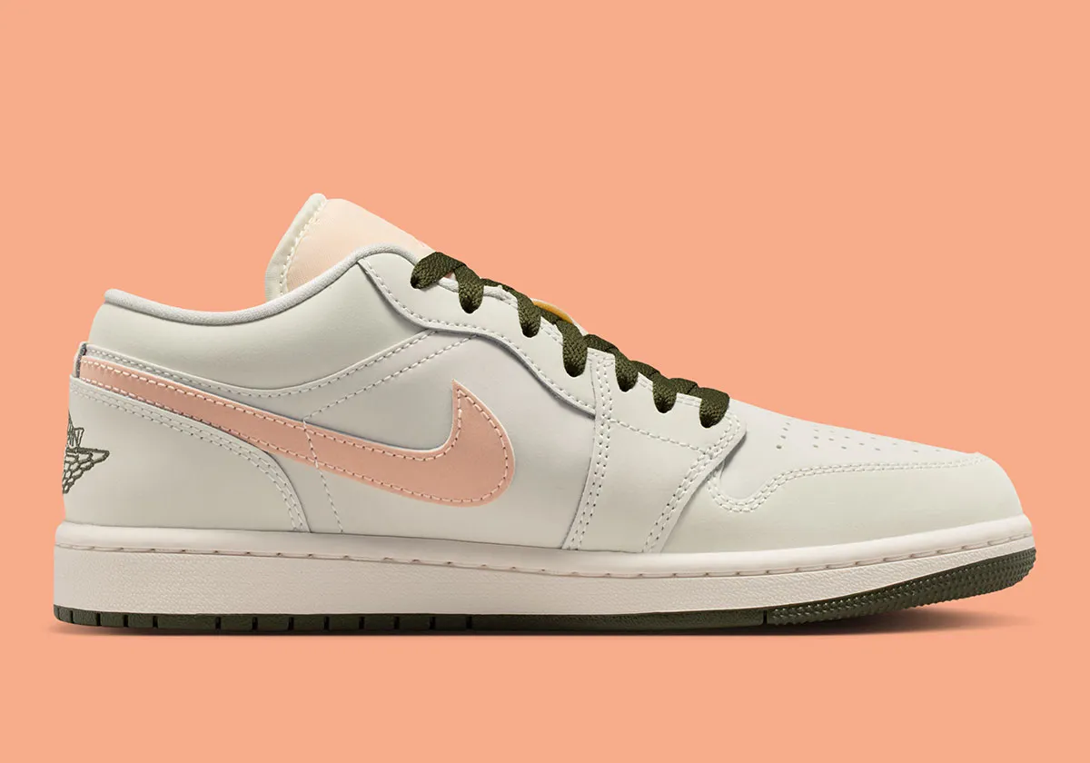 The Air Jordan 1 Low Adds A “Crimson Tint”