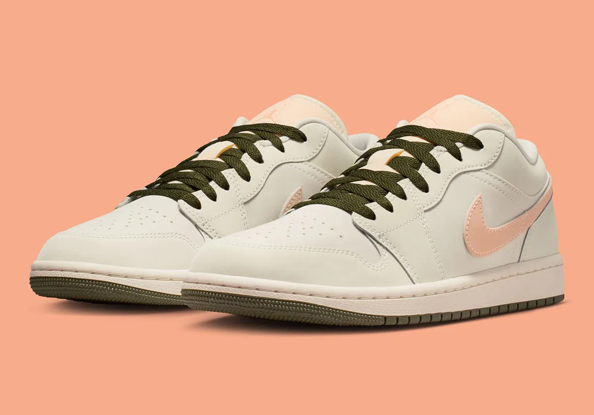 The Air Jordan 1 Low Adds A “Crimson Tint”