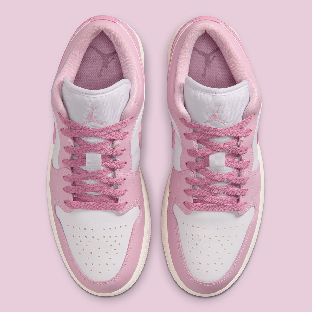 The Air Jordan 1 Shares “Iced Carmine” Across The Mid And Low