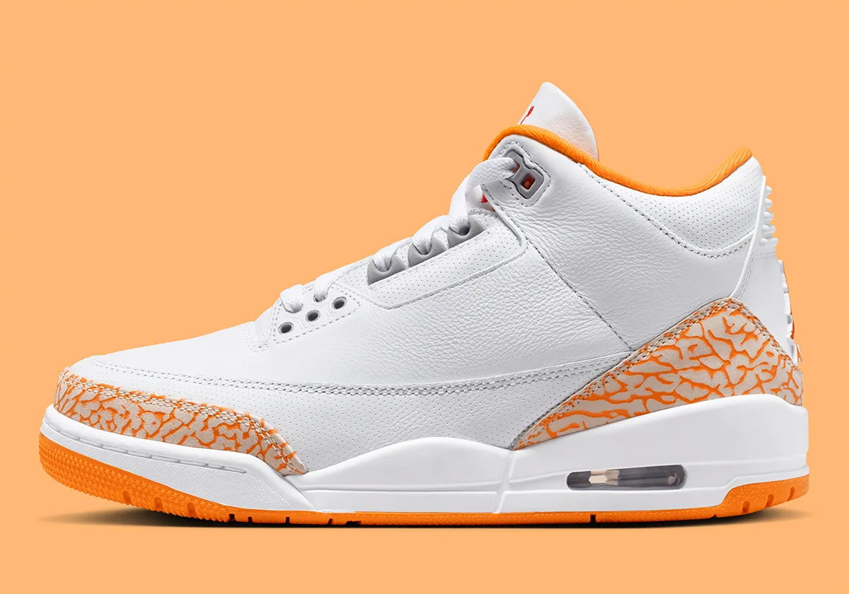 Official Images Of The Air Jordan 3 “Orange Citrus”