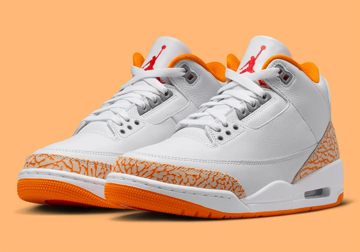 Official Images Of The Air Jordan 3 “Orange Citrus”
