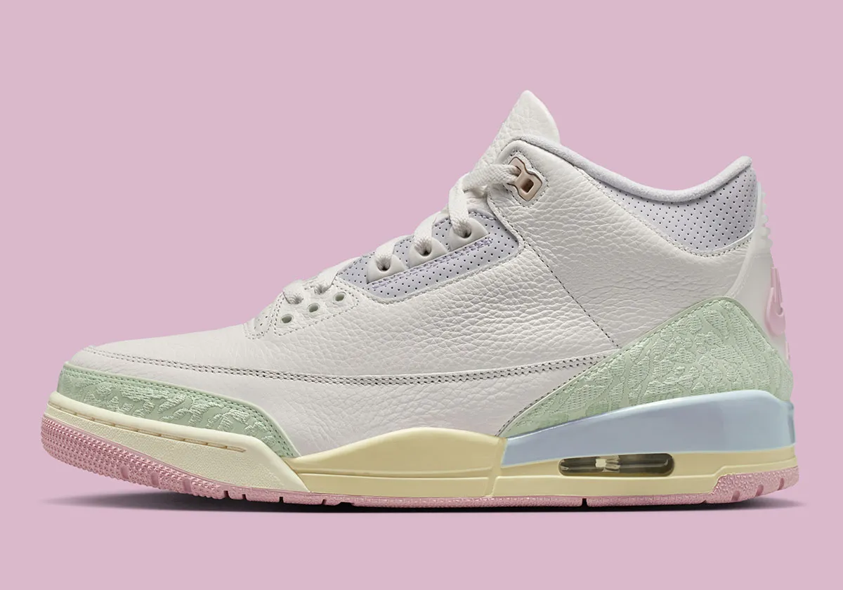 Official Images Of The Air Jordan 3 “Spring Is In The Air”