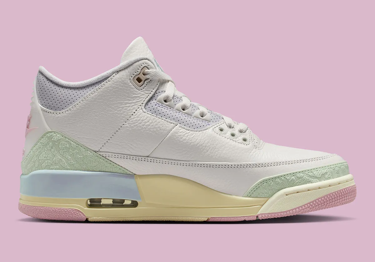 Official Images Of The Air Jordan 3 “Spring Is In The Air”