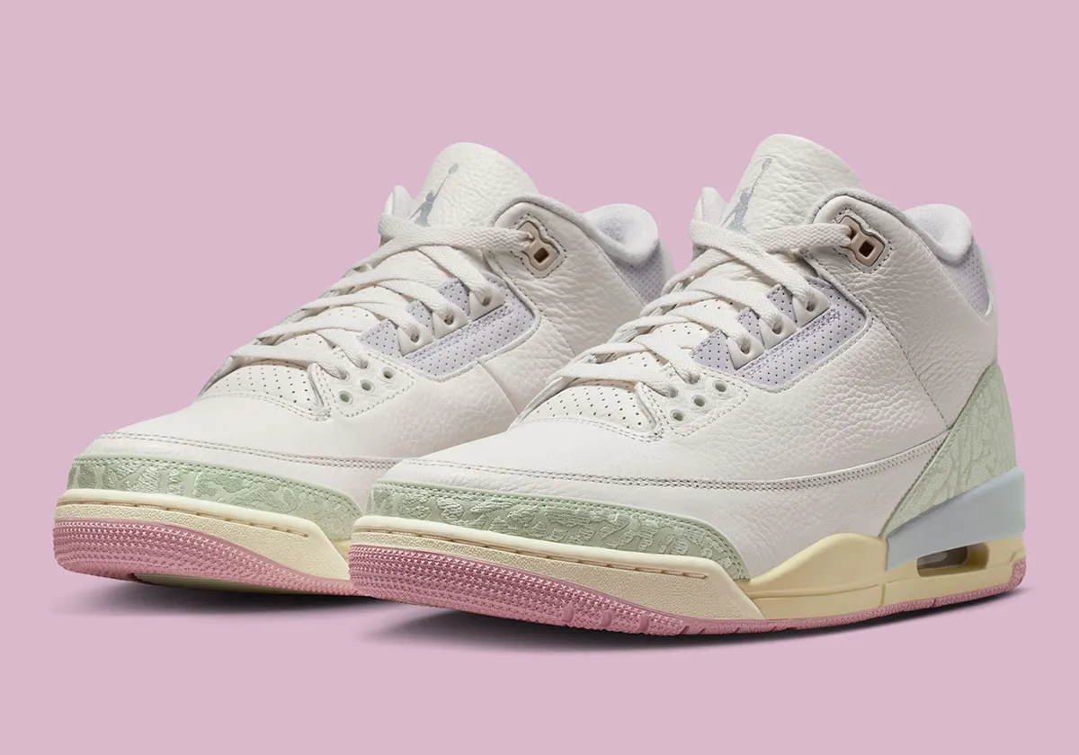 Official Images Of The Air Jordan 3 “Spring Is In The Air”