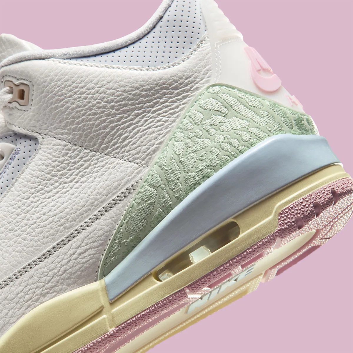 Official Images Of The Air Jordan 3 “Spring Is In The Air”