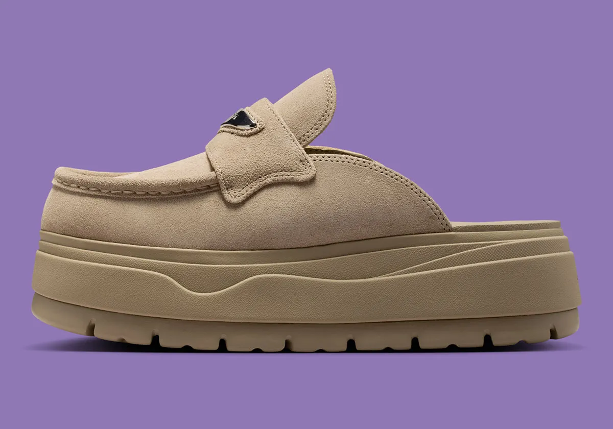 Khaki Suede Moves Onto The Controversial Air Jordan Mule