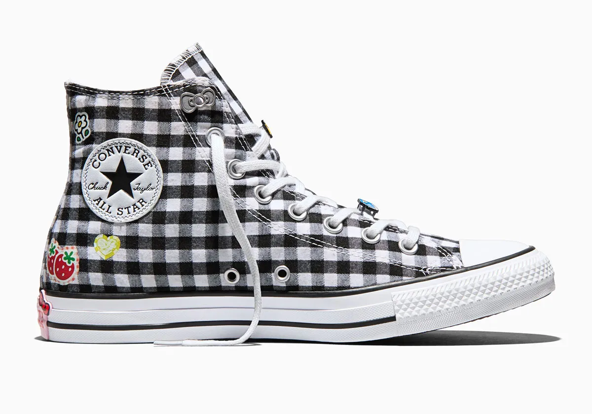 Hello Kitty And Converse Cover Their Collab In Swarovski Crystals