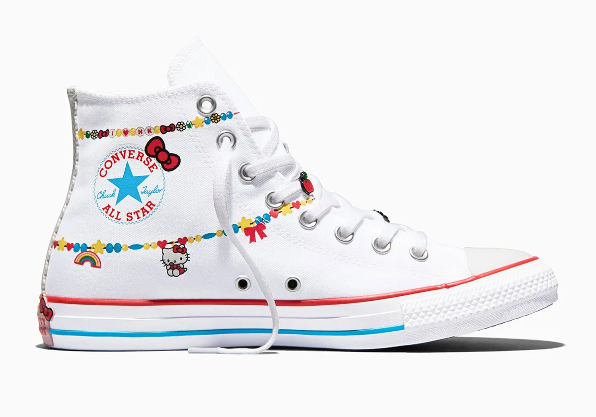 Hello Kitty And Converse Cover Their Collab In Swarovski Crystals