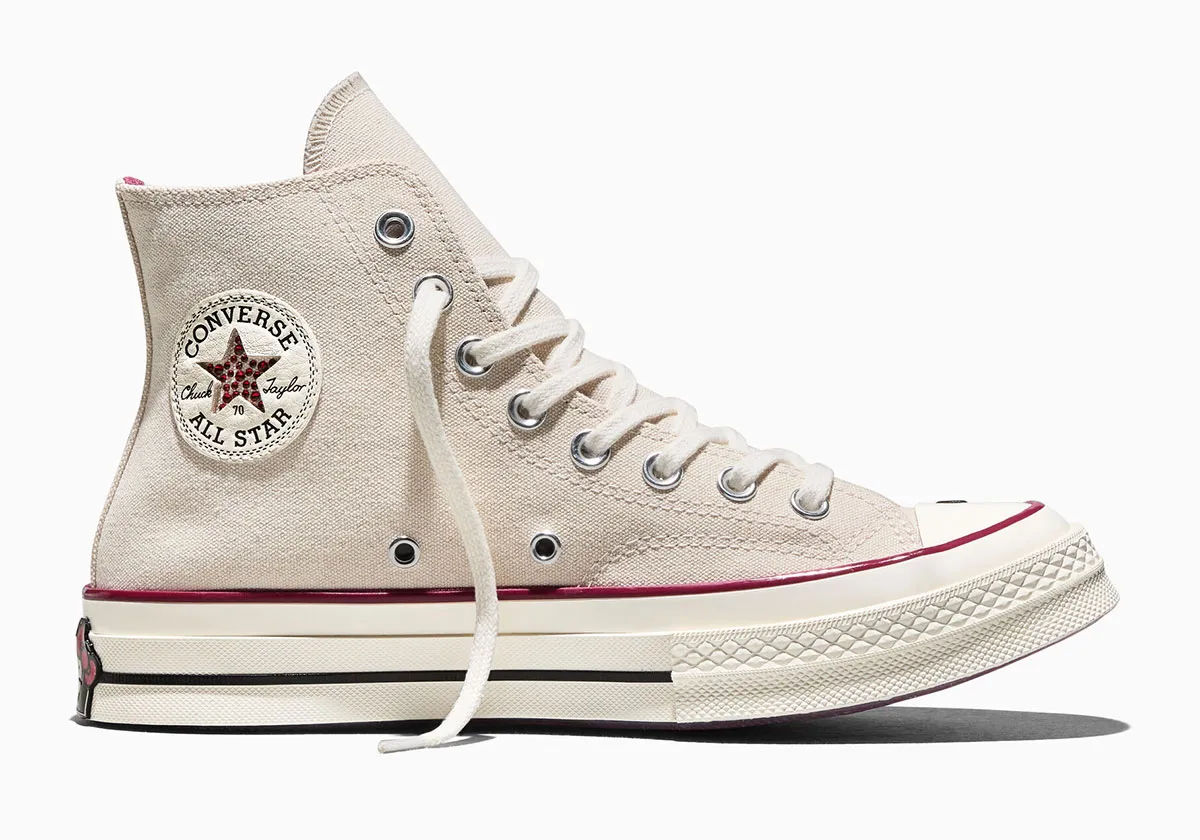 Hello Kitty And Converse Cover Their Collab In Swarovski Crystals