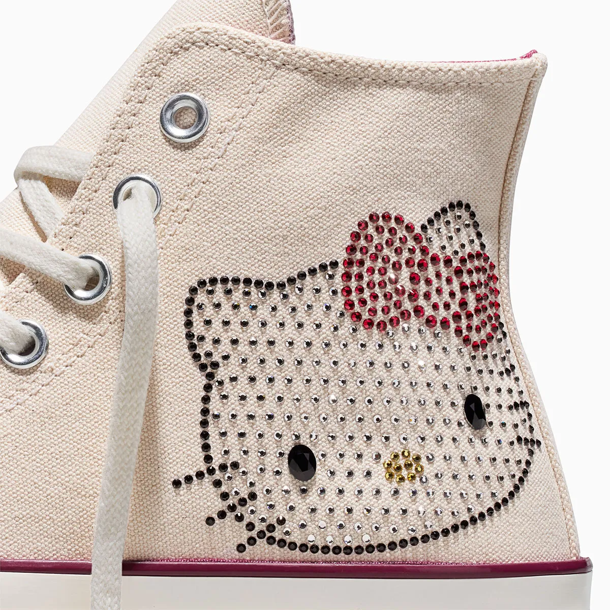 Hello Kitty And Converse Cover Their Collab In Swarovski Crystals