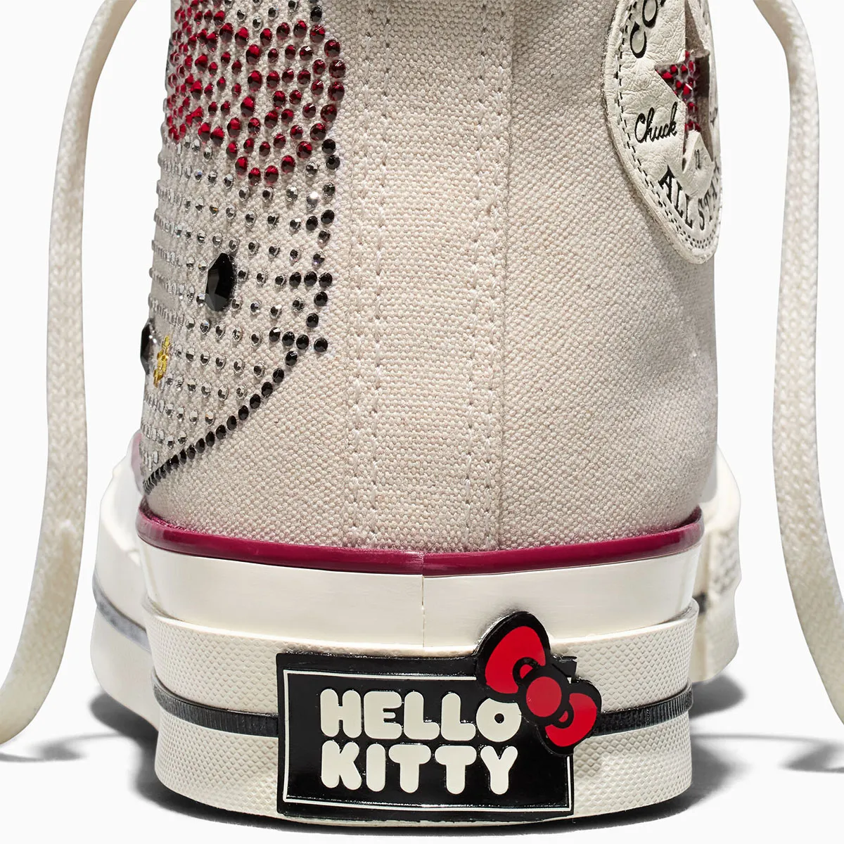 Hello Kitty And Converse Cover Their Collab In Swarovski Crystals