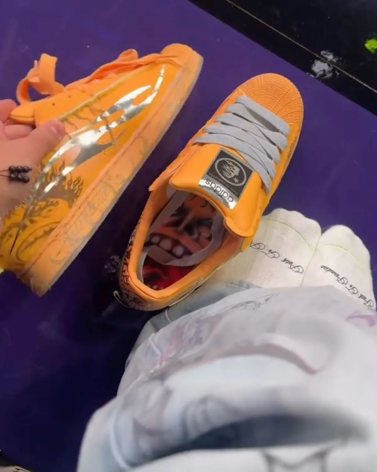 Hellstar Has An Orange adidas Superstar Collab On The Way