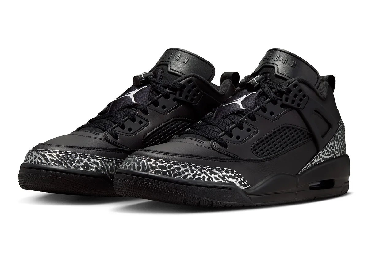 The Jordan Spizike Low Plays The Hits In “Black Metallic”