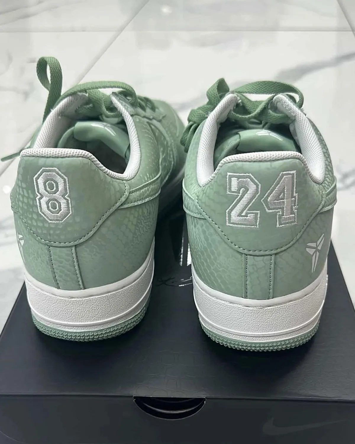 The Kobe Bryant Nike Air Force 1 Low Journey Continues In “Steam” Green