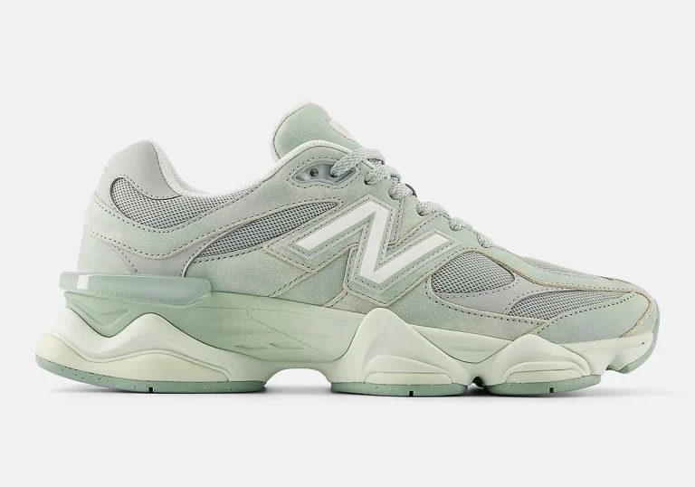 New Balance 9060 Mosaic Green reforça tendência pastel entre jovens