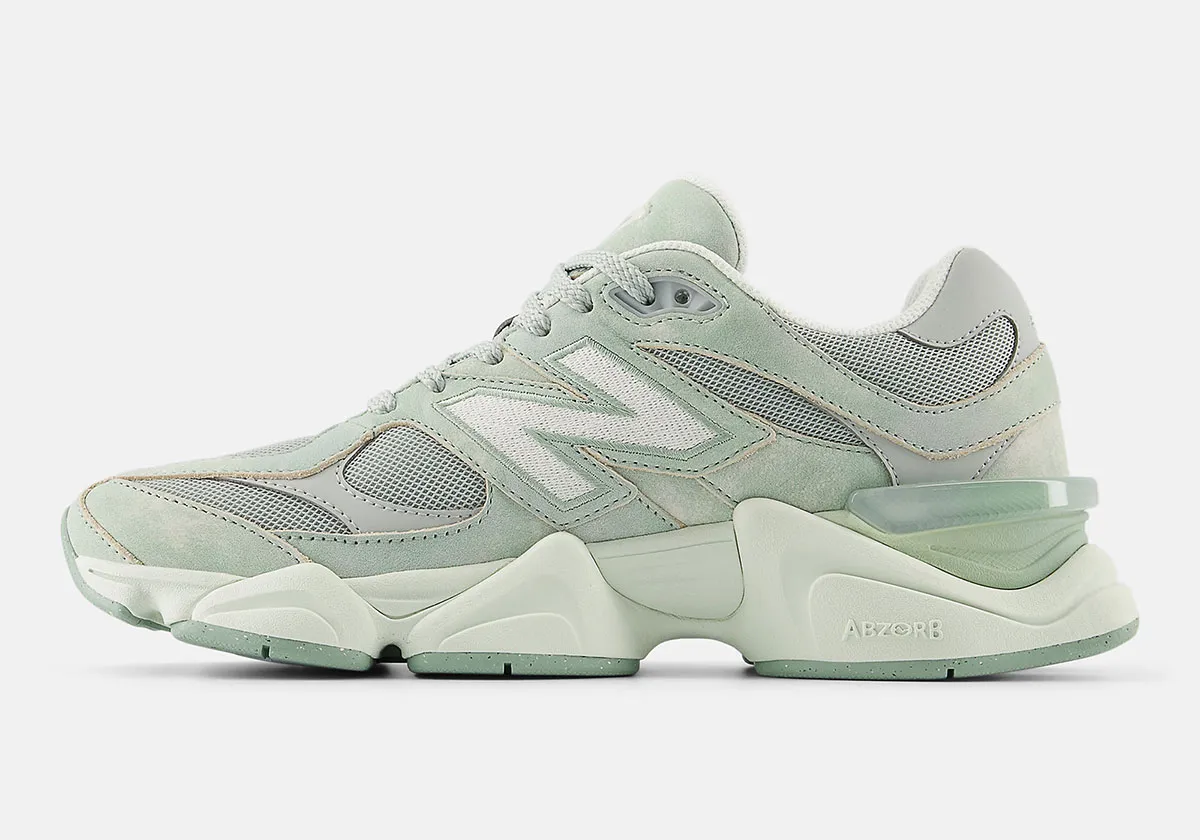Pastel “Mosaic Green” Lands On The New Balance 9060 Ahead Of Spring