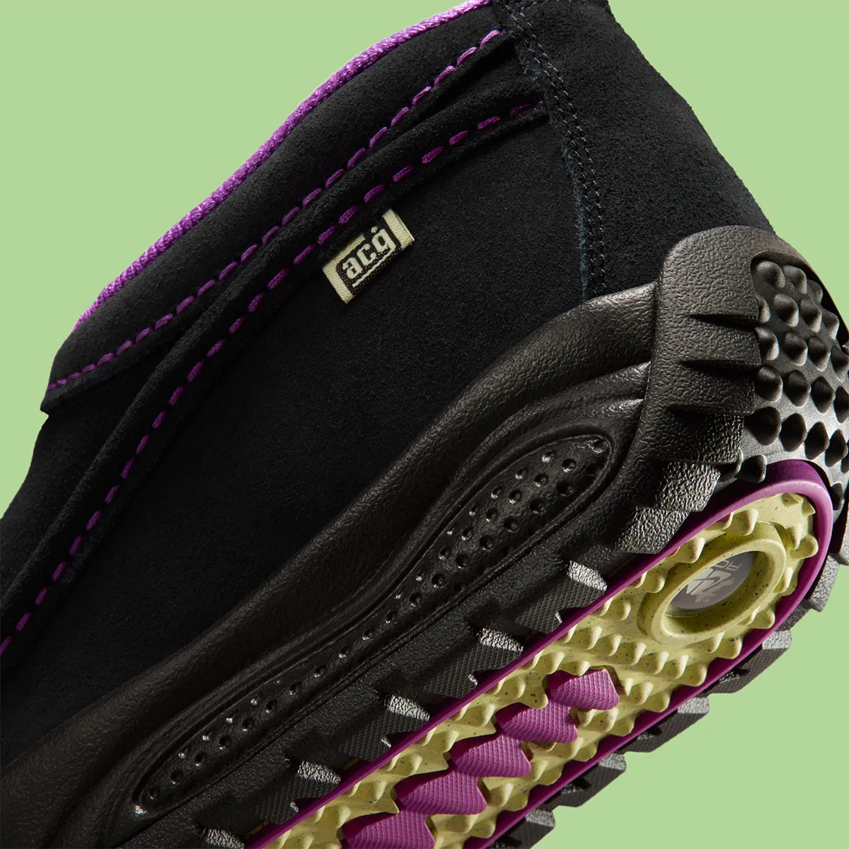 “Life Lime” And “Vivid Purple” Freshen Up The Nike ACG Izy