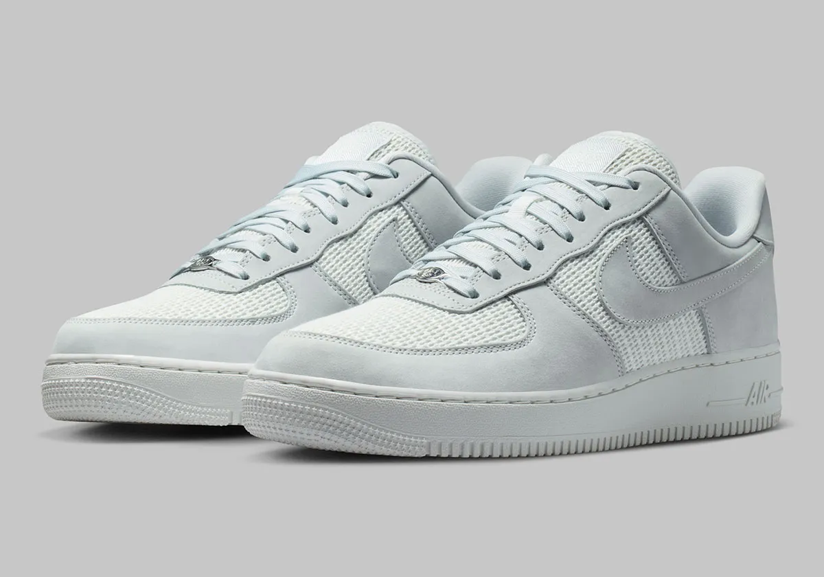 Breezy Mesh Lines This Neutral Nike Air Force 1 Low