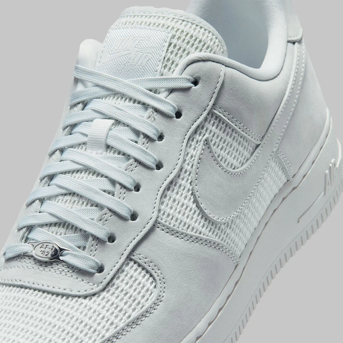 Breezy Mesh Lines This Neutral Nike Air Force 1 Low