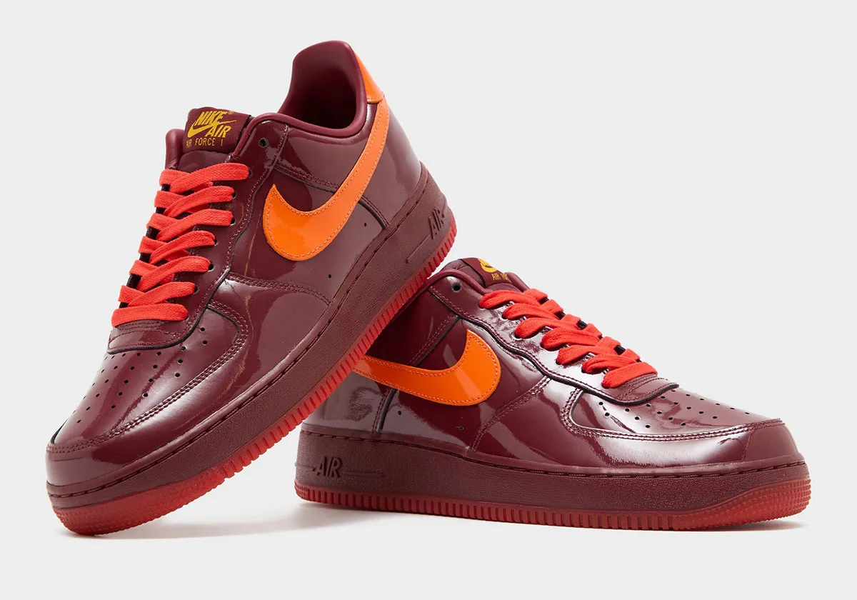 Restoring The Feeling: Nike’s Patent Air Force 1 Lineup Expands With A Red Colorway