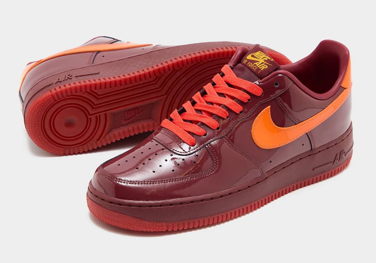 Restoring The Feeling: Nike’s Patent Air Force 1 Lineup Expands With A Red Colorway