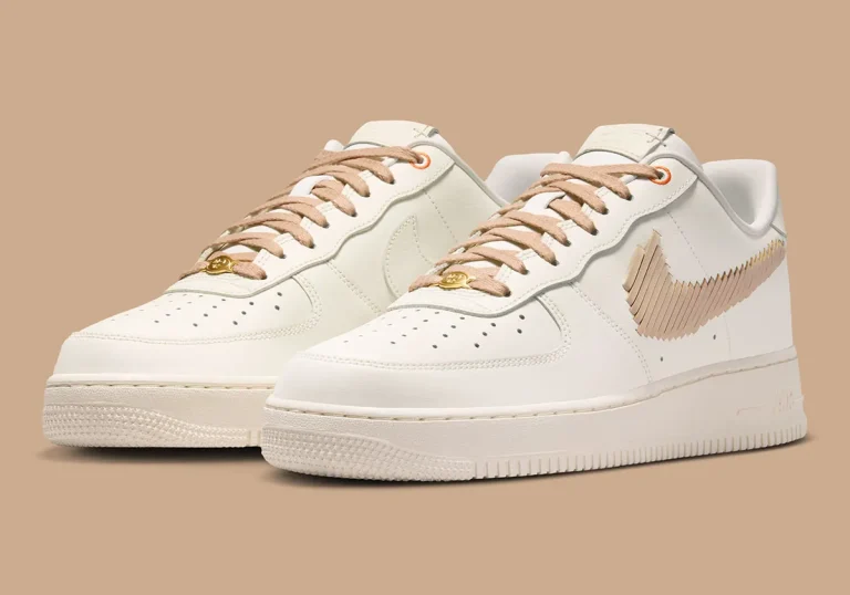 Nike Air Force 1 Low Woven Swoosh resgata visual de luvas de beisebol