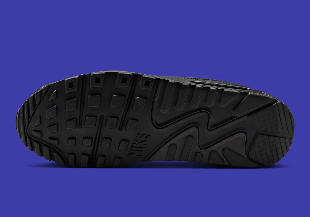 The Nike Air Max 90 Strikes Midnight In “Black/Sapphire”