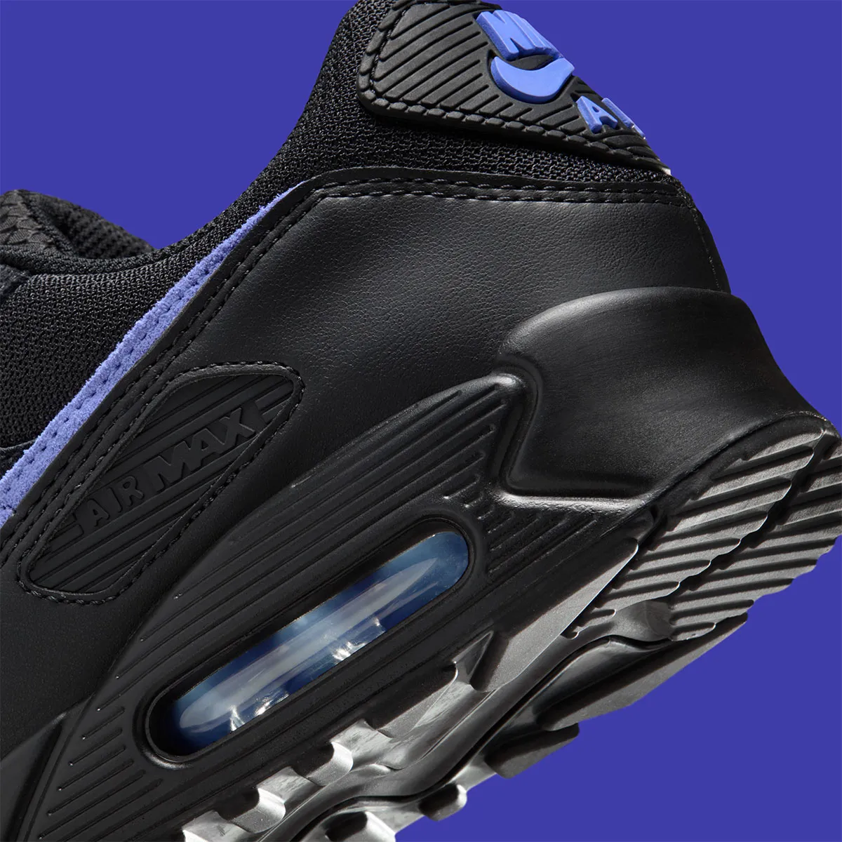 The Nike Air Max 90 Strikes Midnight In “Black/Sapphire”