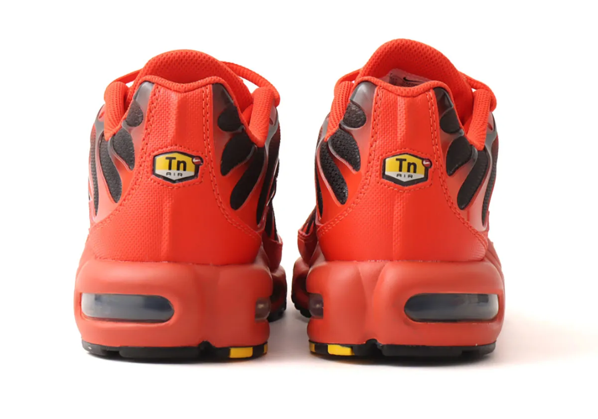 Red And Black Land On A Menacing Nike Air Max Plus