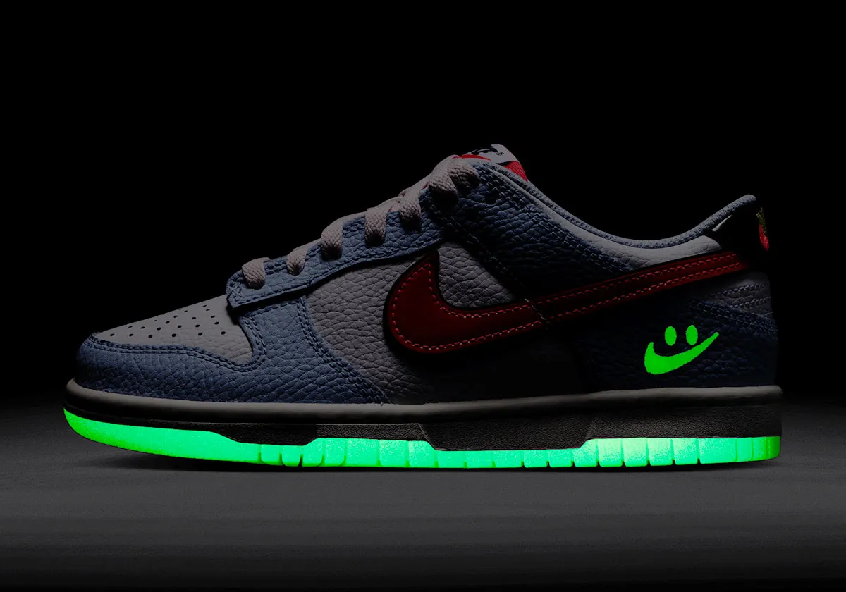 The Nike Dunk Low Says Cheese With A “Smiley Swoosh”