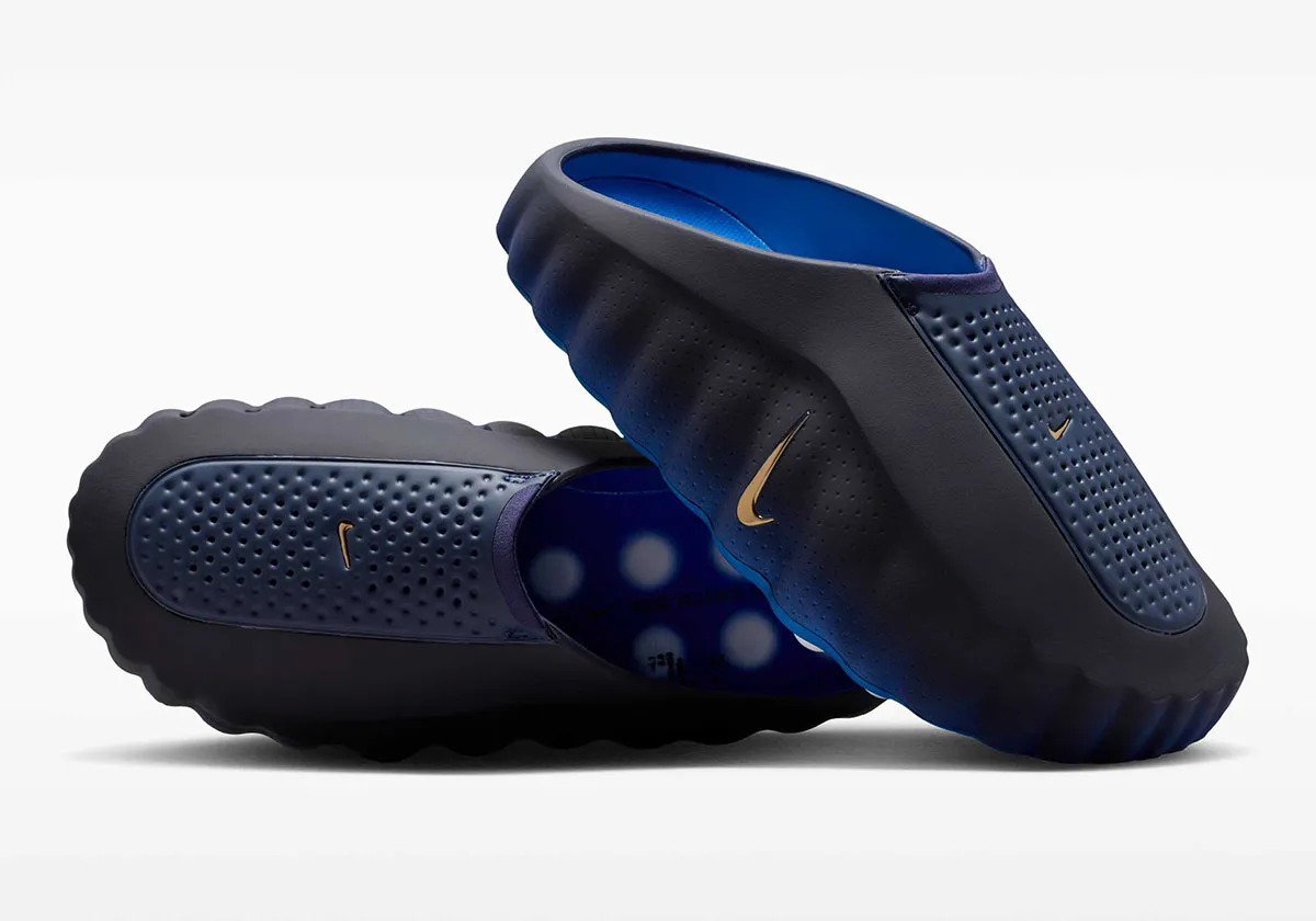 “Blackened Blue” Gradients Set On The Nike Mind 001