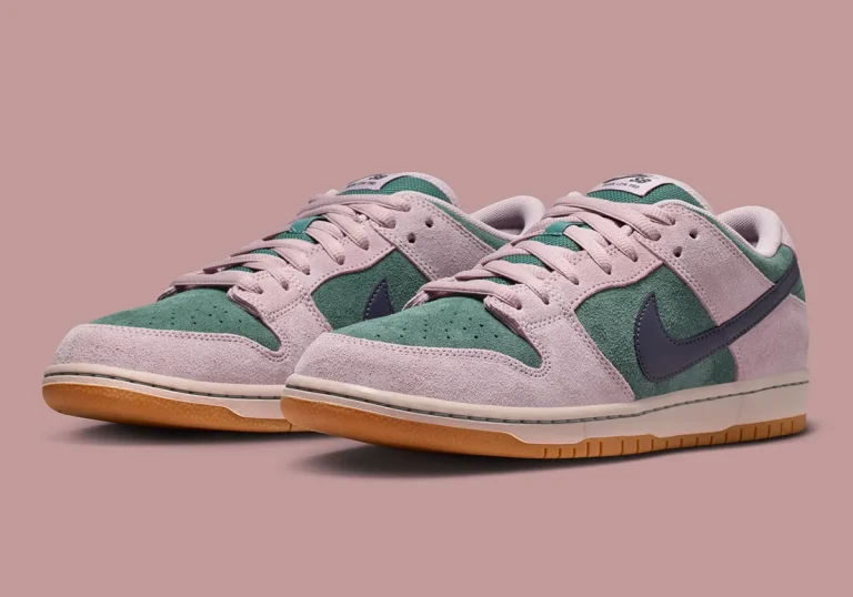 Nike SB Dunk Low Mineral Slate ganha cabedal Particle Rose