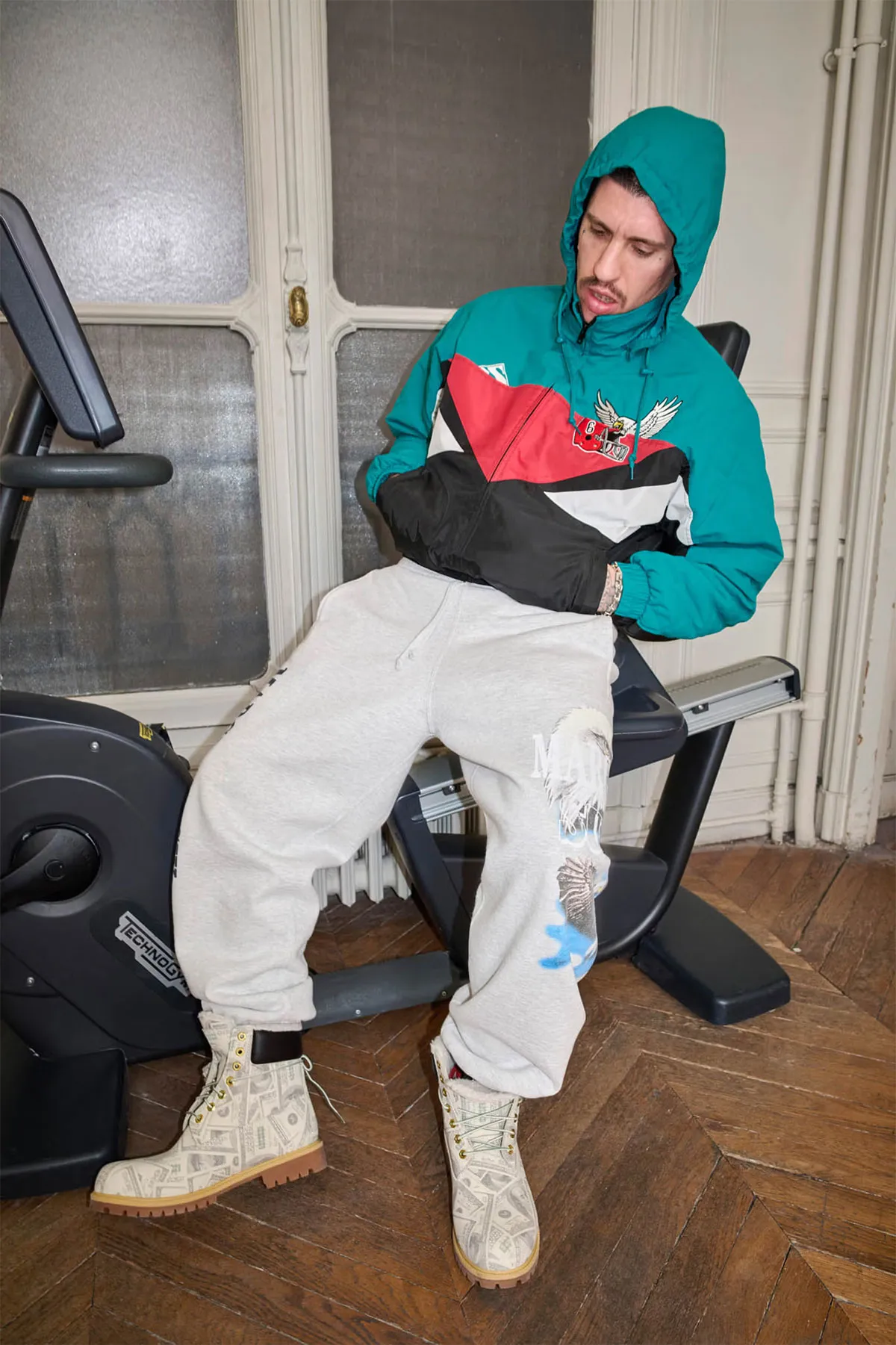 Supreme And MM6 Maison Margiela Cover The Timberland 6” Boot With Money