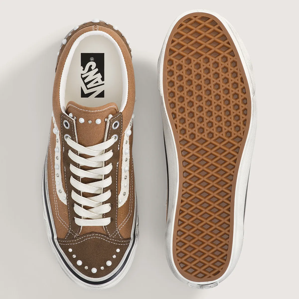 Vans Tacks “Vintage Cocoa Brown” Onto The Pearlized Old Skool Series