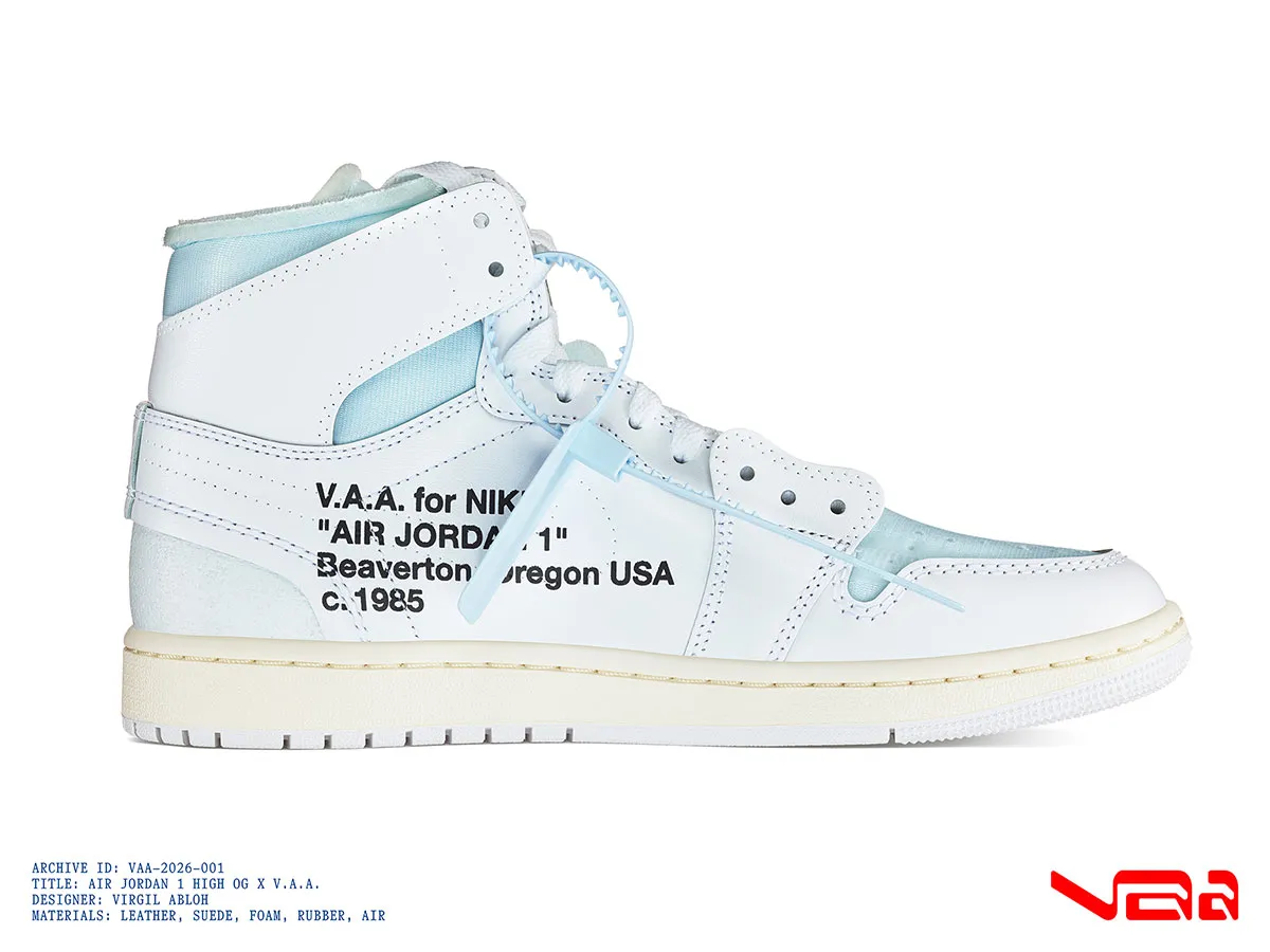 Virgil Abloh Archive Announces Official Release Info For The Air Jordan 1