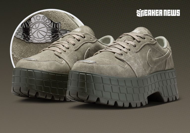 Air Jordan 1 Low Brooklyn “Spruce Fog / Cargo Khaki” ganha lançamento feminino global